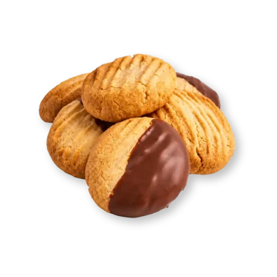 Galletas de coco y galletas de coco-chocolate, caja de 1 kilo